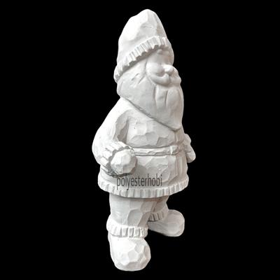 OB 1312 - Noel Baba Kübik Dokulu Ham Polyester Obje