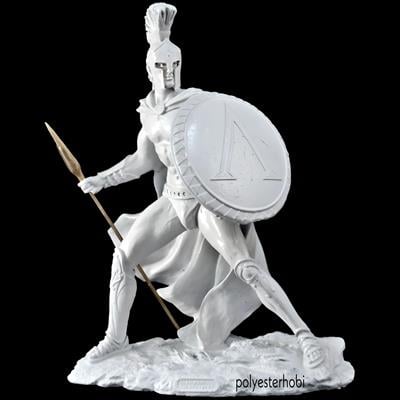 OB 1339 - Leonidas Savaşçı Ham Polyester Obje