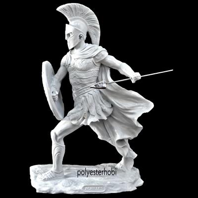 OB 1340 - Achilles Savaşçı Ham Polyester Obje