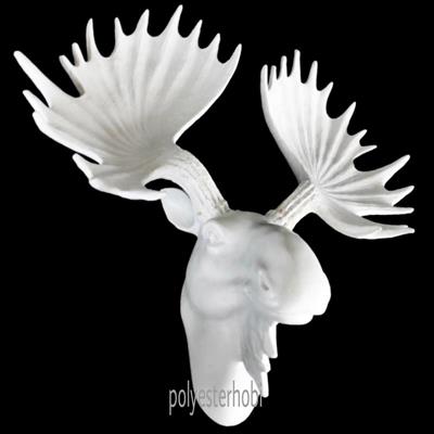 OB 1465 - Ren Geyiği Duvar Dev Boy Ham Polyester Obje