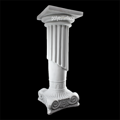 OB 1479 - Dev Boy İkonik Sütun Ham Polyester Obje