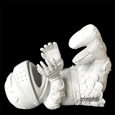 OB 1490 - Şövalye Şaraplık Ham Polyester Obje