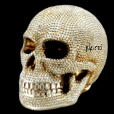 OB 1492 - Dev Zımbalı Kurukafa Ham Polyester Obje