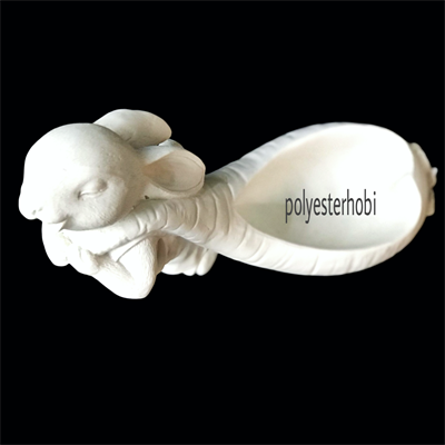 Ob 1502 - Havuç Çuvallı Tavşan Ham Polyester Obje