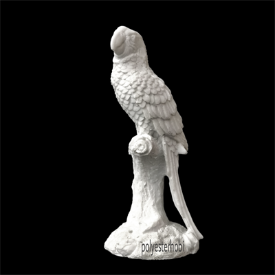 Ob 1529 - Mini Papağan Ham Polyester Obje