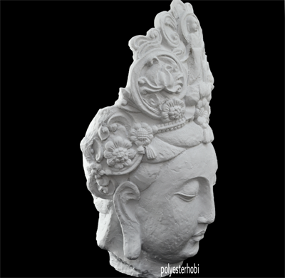 OB 1530 - Dev Buda Heykel Ham Polyester Dekoratif Obje