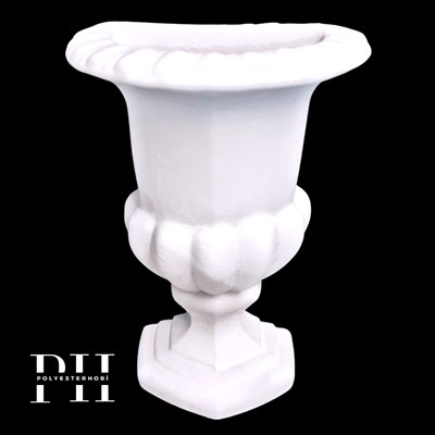 Ob 154 - Yarım Saksı Duvar Vazo Ham Polyester Obje