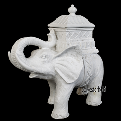 OB 1544 - Fil Dekorlu Kutu Ham Polyester Obje