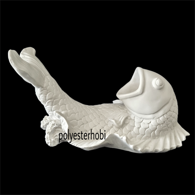 Ob 1554 - Balık Şaraplık Ham Polyester Obje