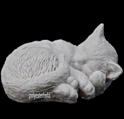 Ob 1559 - Mini Kedi Ham Polyester Obje