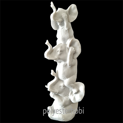 OB 1580 - Fil 3 lü Dekoratif Ham Polyester Heykel