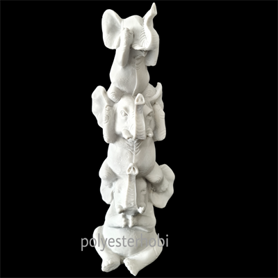 OB 1580 - Fil 3 lü Dekoratif Ham Polyester Heykel