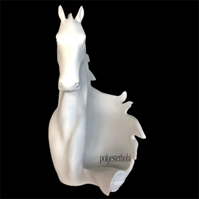 OB 1633 - At Şaraplık Ham Polyester Obje