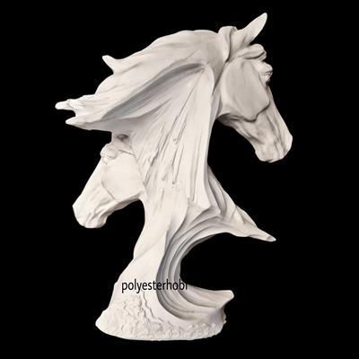 Ob 1650 - 2 Li At Başı Ham Polyester Obje