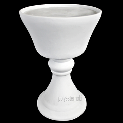 OB 1666 - Düz Kaide Ham Polyester Obje