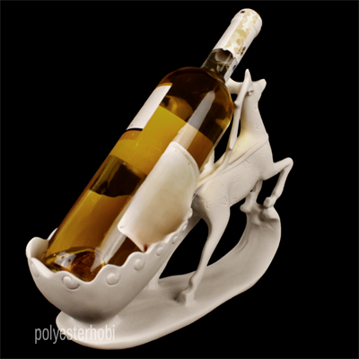 OB 1669 - Geyik Şaraplık Ham Polyester Obje