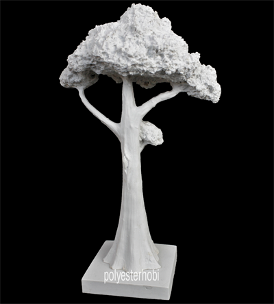 OB 1670 - Bonsai Ağaç 1 Ham Polyester Obje