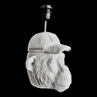 OB 1696 - Maymun Abajur Ham Polyester Obje