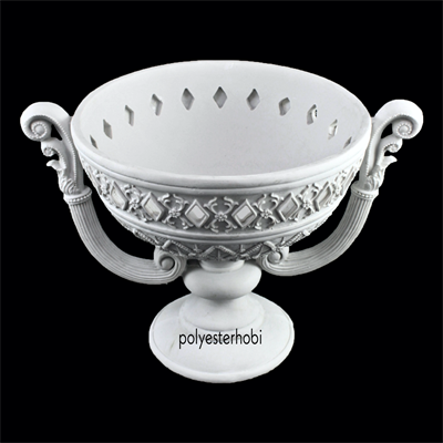 OB 1702 - Kulplu Antik Meyvelik / Gondol Ham Polyester Obje