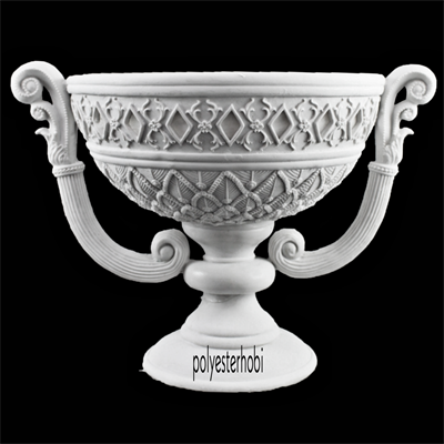 OB 1702 - Kulplu Antik Meyvelik / Gondol Ham Polyester Obje