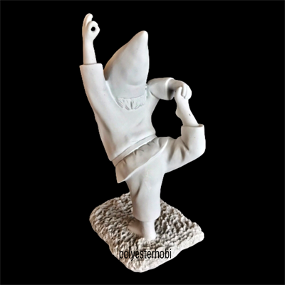 OB 1747 - Yogacı Cüce Ham Polyester Obje