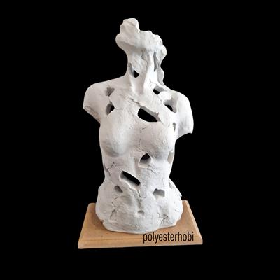 Ob 1821 - Modern Kadın Tors Ham Polyester Obje