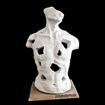 Ob 1822 - Modern Erkek Tors Ham Polyester Obje