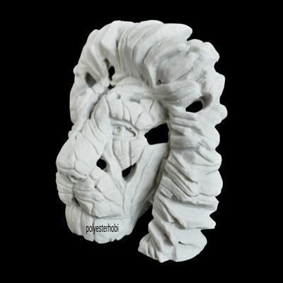 Ob 1828 - Soyut Modern Aslan Mask Ham Polyester Obje