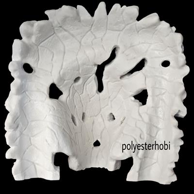 Ob 1828 - Soyut Modern Aslan Mask Ham Polyester Obje