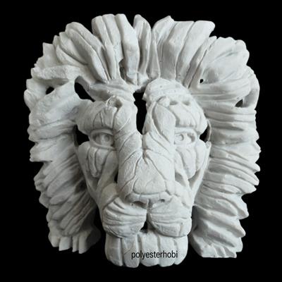 Ob 1828 - Soyut Modern Aslan Mask Ham Polyester Obje