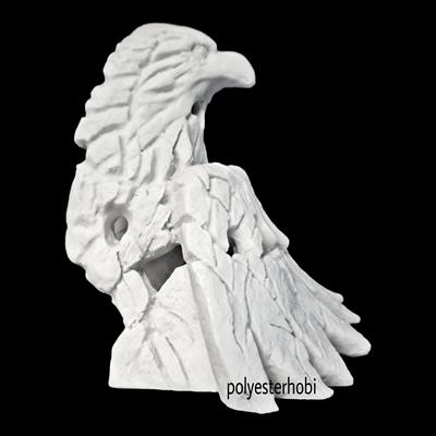 Ob 1831 - Soyut Modern Kartal Mask Ham Polyester Obje