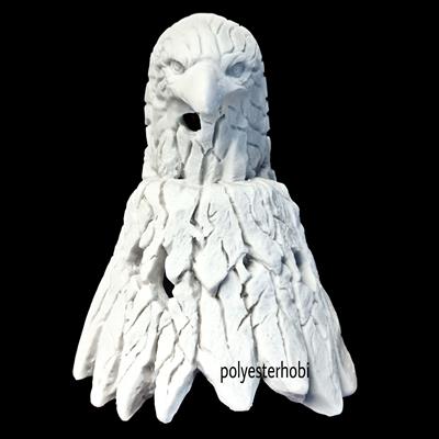 Ob 1831 - Soyut Modern Kartal Mask Ham Polyester Obje