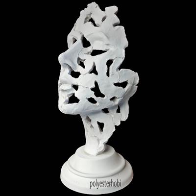 Ob 1835 - Soyut Modern Mask Ham Polyester Obje