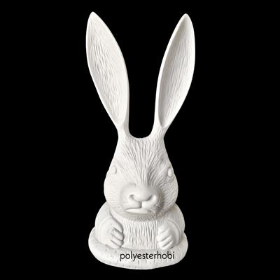 Ob 1859 - Uzun Kulaklı Dev Tavşan Ham Polyester Obje