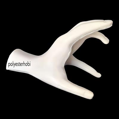 Ob 1867 - Dekoratif El / Şey Ham Polyester Obje