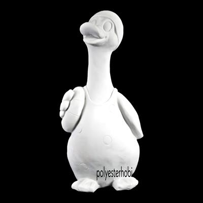 Ob 1894 -Yüzücü Simitli Ördek Ham Polyester Obje