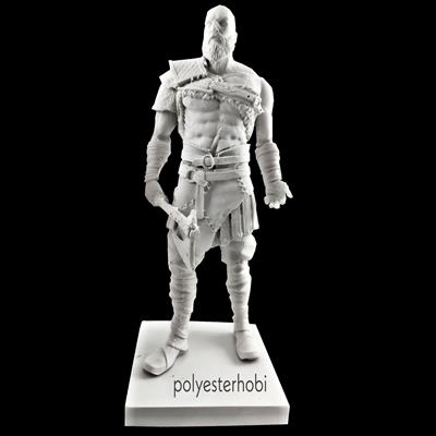 Ob 1932 - Kratos Büst Ham Polyester Obje