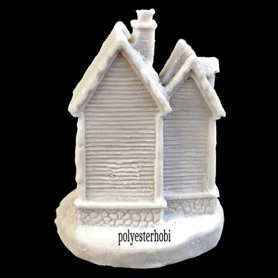 OB 1954 - Ev Çam Ağaçlı Ham Polyester Obje