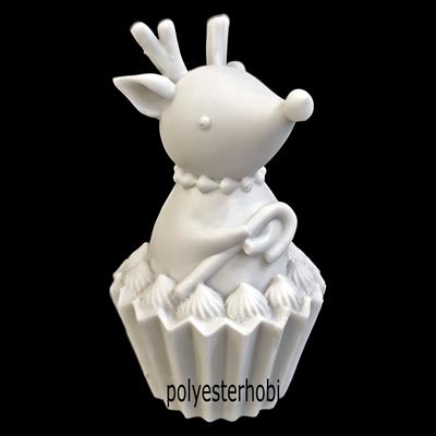 OB 1959 - Cupcake Geyik Ham Polyester Obje