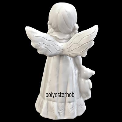 OB 1961 - Melek Oyuncak Detaylı Ham Polyester Obje