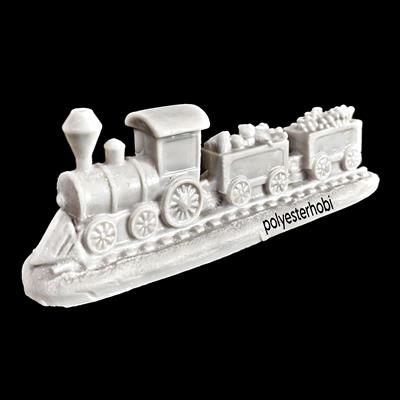 Ob 1984 - Yılbaşı Treni Ham Polyester Obje