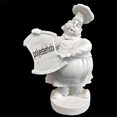 OB 2029 - Aşçı Ham Polyester Obje 2