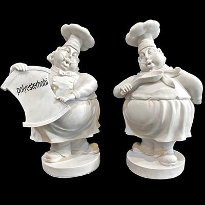 OB 2029 - Aşçı Ham Polyester Obje 2