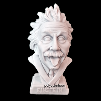OB 2034 - Albert Einstein Ham Polyester Obje 2