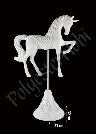 OB 205 - Pegasus At / Atlı Karınca Ham Polyester Obje