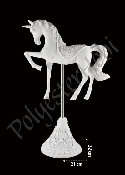 OB 205 - Pegasus At / Atlı Karınca Ham Polyester Obje
