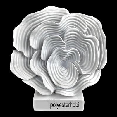 OB 2057 - Gül Mercan Ham Polyester Obje