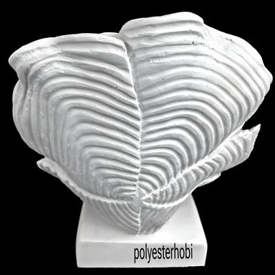 OB 2057 - Gül Mercan Ham Polyester Obje