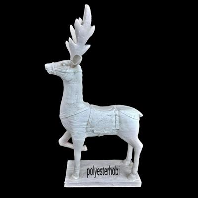 OB 2058 - Geyik Ham Polyester Obje