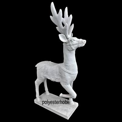 OB 2058 - Geyik Ham Polyester Obje